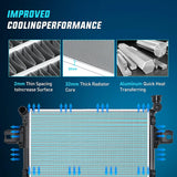 Nilight 2005 2006 2007 2008 2009 2010 Jeep Grand Cherokee 4.7L 3.0L 6.1L 3.7L & 2006 2007 2008 2009 2010 Jeep Commander 3.7L 4.7L Radiator, view 5