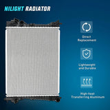 Nilight 2005 2006 2007 2008 2009 2010 2011 2012 2013 2014 Ford Mustang 3.7L 4.0L 4.6L 5.0L V6 V8 RWD Radiator, view 2