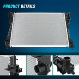Nilight 2005 2006 2007 2008 2009 2010 2011 2012 2013 2014 Ford Mustang 3.7L 4.0L 4.6L 5.0L V6 V8 RWD Radiator, view 3