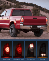 Nilight 2005 2006 2007 2008 2009 2010 2011 2012 2013 2014 2015 Toyota Tacoma Tail light Assembly Rear Lamp Replacement LED Lens Driver Side, view 3