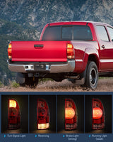 Nilight 2005 2006 2007 2008 2009 2010 2011 2012 2013 2014 2015 Toyota Tacoma Taillight Assembly Rear Lamp Replacement OE Style Passenger Side, view 3