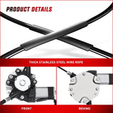 Nilight 2006 2007 2008 2009 2010 2011 2012 2013 Chevrolet Impala 2014 2015 2016 Impala Limited Front Driver Side Power Window Regulator, view 5