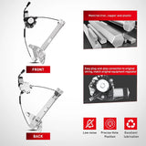 Nilight 2006 2007 2008 2009 2010 2011 2012 2013 Chevrolet Impala 2014 2015 2016 Impala Limited Rear Driver Side Power Window Regulator, view 3