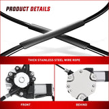 Nilight 2006 2007 2008 2009 2010 2011 2012 2013 Chevrolet Impala 2014 2015 2016 Impala Limited Rear Driver Side Power Window Regulator, view 5