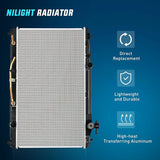 Nilight 2007 2008 2009 2010 2011 Toyota Camry 2.4L 2.5L FWD Radiator, view 2
