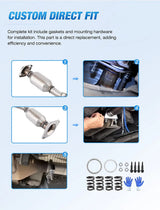 Nilight 2007 2008 2009 2010 2011 2012 Nissan Sentra 2.0L Catalytic Converter, view 4