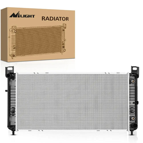 Nilight 2007 2008 2009 2010 2011 2012 2013 Chevrolet Silverado 2002 2003 2004 2005 2006 Avalanche 1500  2000 2001 2002 2003 2004 2005 2006 2007 2008 2009 2010 2011 2012 2013 2014 Tahoe 2001-2011 Sierra 2000-2014 Suburban Radiator Without Engine Oil Cooler