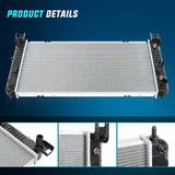 Nilight 2007 2008 2009 2010 2011 2012 2013 Chevrolet Silverado 2002 2003 2004 2005 2006 Avalanche 1500 2000 2001 2002 2003 2004 2005 2006 2007 2008 2009 2010 2011 2012 2013 2014 Tahoe 2001-2011 Sierra 2000-2014 Suburban Radiator Without Engine Oil Cooler, view 3