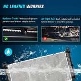 Nilight 2007 2008 2009 2010 2011 2012 2013 Chevrolet Silverado 2002 2003 2004 2005 2006 Avalanche 1500 2000 2001 2002 2003 2004 2005 2006 2007 2008 2009 2010 2011 2012 2013 2014 Tahoe 2001-2011 Sierra 2000-2014 Suburban Radiator Without Engine Oil Cooler, view 6
