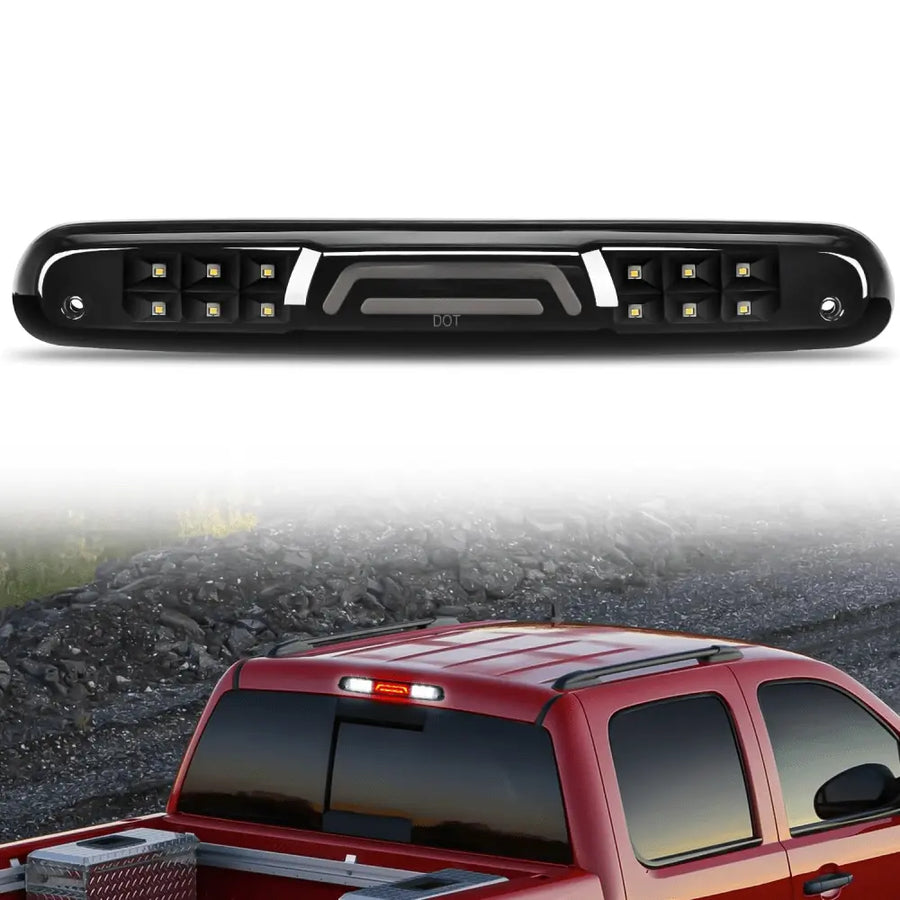 Nilight 2007 2008 2009 2010 2011 2012 2013 Chevy Silverado GMC Sierra 1500 2500 3500HD Third Brake Light