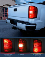 Nilight 2007 2008 2009 2010 2011 2012 2013 2014 Chevy Silverado 1500 2500HD 3500HD 2007 2008 2009 2010 2011 2012 2013 GMC Sierra 3500HD Tail light Assembly Rear Lamp w/Bulbs and Harness Passenger Side, view 3