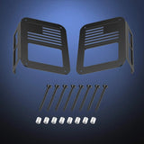 Nilight 2007 2008 2009 2010 2011 2012 2013 2014 2015 2016 2017 Jeep Wrangler JK Unlimited Rear Light Covers Protector, view 6