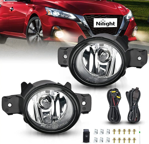 Nilight 2007-2017 Nissan Sedan 2008-2013 Coupe 2012 2013 2014 2015 2016 2017 2018 2019 Versa 2014 2015 2016 Rogue Versa Note 2007-2014 Maxima 2016-2016 Pathfinder 2004-2015 Sentra Infiniti Fog Light Assembly