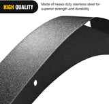 Nilight 2007 2008 2009 2010 2011 2012 2013 2014 2015 2016 2017 2018 Jeep Wrangler JK Front Rear Fender Flares Kit, view 6