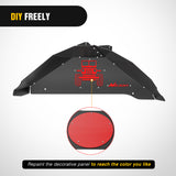 Nilight 2007 2008 2009 2010 2011 2012 2013 2014 2015 2016 2017 2018 Jeep Wrangler JK JKU 4WD Rear Inner Fender Liners Wheel Cover, view 5
