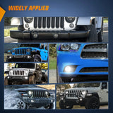 Nilight 2007 2008 2009 2010 2011 2012 2013 2014 2015 2016 2017 2018 Jeep Wrangler JK TJ LJ DRL Fog Light Assembly, view 6