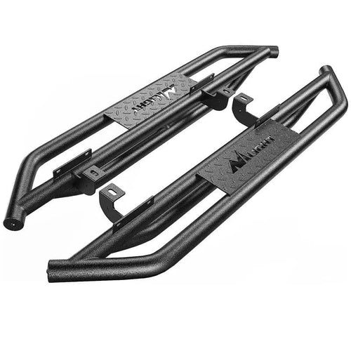 Nilight 2007 2008 2009 2010 2011 2012 2013 2014 2015 2016 2017 2018 Jeep Wrangler JK & Unlimited 2 Door Running Boards Upgraded Dual Girder System Side Step Slip-Proof Textured Black Heavy Duty Truck Nerf Bars (No 4 DR & No JL)