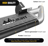 Nilight 2007  2008 2009 2010 2011 2012 2013 2014 2015 2016 2017 2018 Jeep Wrangler JK & Unlimited 4 Door Running Boards Upgraded Dual Girder System Side Step Slip-Proof Textured Black Heavy Duty Truck Nerf Bars (No 2 DR & No JL), view 4