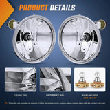 Nilight 2007-2019 Chevy Avalanche Suburban Tahoe Camaro Colorado Silverado 2007 2008 2009 2010 2011 2012 2013 2014 2015 2016 GMC 2007-2014 Ford 2008 2009 Pontiac G8 2010 Pontiac G6 Fog Light Assembly, view 2