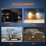 Nilight 2007-2019 Chevy Avalanche Suburban Tahoe Camaro Colorado Silverado 2007 2008 2009 2010 2011 2012 2013 2014 2015 2016 GMC 2007-2014 Ford 2008 2009 Pontiac G8 2010 Pontiac G6 Fog Light Assembly, view 4