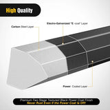 Nilight 2007 2008 2009 2010 2011 2012 2013 2014 2015 2016 2017 2018 2019 2020 2021 Toyota Tundra CrewMax Cab Running Boards 3.6 Inch Drop Side Steps Bolt-on Black Powder Coated, view 3