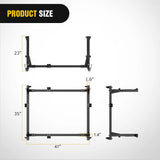 Nilight 2007-2022 Jeep Wrangler JK JL Gladiator JT Door Storage Rack Movable Cart Holder, view 2