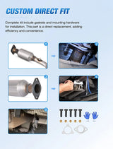 Nilight 2008 2009 2010 2011 Chevy HHR/Chevrolet Cobalt 2.2L 2.4L & 2008 2009 Pontiac G5 2.2L Catalytic Converter, view 4