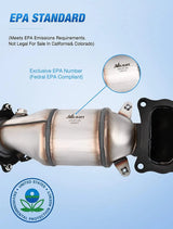 Nilight 2008 2009 2010 2011 2012 Honda Accord 2.4L & 2009 2010 2011 2012 2013 2014 Acura TSX Catalytic Converter, view 2