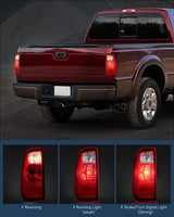 Nilight 2008 2009 2010 2011 2012 2013 2014 2015 2016 Ford F250 F350 F450 Super Duty Taillight Assembly Rear Lamp Replacement OE Style Driver Side, view 3