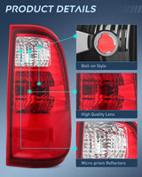 Nilight 2008 2009 2010 2011 2012 2013 2014 2015 2016 Ford F250 F350 F450 Super Duty Taillight Assembly Rear Lamp Replacement OE Style Passenger Side, view 5