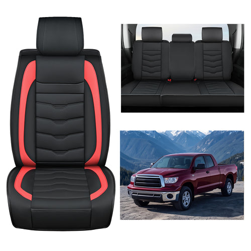 Nilight 2008 2009 2010 2011 2012 2013 2014 2015 2016 2017 2018 2019 2020 2021 2022 2023 2024 Toyota Tundra Double Cab CrewMax Cab Seat Covers