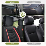 Nilight 2008 2009 2010 2011 2012 2013 2014 2015 2016 2017 2018 2019 2020 2021 2022 2023 2024 Toyota Tundra Double Cab CrewMax Cab Seat Covers, view 6