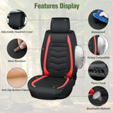 Nilight 2008 2009 2010 2011 2012 2013 2014 2015 2016 2017 2018 2019 2020 2021 2022 2023 2024 Toyota Tundra Front Seat Covers, view 2