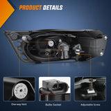 Nilight 2009 2010 2011 Honda Civic Sedan Fog Light Assembly Amber Lens H11 12V 55W Bulbs, view 5