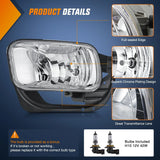 Nilight 2009 2010 2011 2012 Dodge Ram 1500 2010 2011 2012 2013 2014 2015 2016 2017 2018 Dodge Ram 2500 3500 Fog Light Assembly Clear Lens, view 3