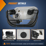 Nilight 2009 2010 2011 2012 Dodge Ram 1500 2010 2011 2012 2013 2014 2015 2016 2017 2018 Dodge Ram 2500 3500 Fog Light Assembly Clear Lens, view 4