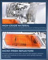 Nilight 2009 2010 2011 2012 Dodge Ram 1500 2500 3500 Headlights Assembly Dual Beam Clear Case (NOT for Quad Beam Model), view 5