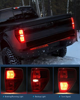 Nilight 2009 2010 2011 2012 2013 2014 Ford F150 Tail light Assembly Rear Lamp Replacement OE Style Red Housing Driver Passenger Side, view 3