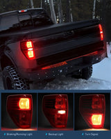 Nilight 2009 2010 2011 2012 2013 2014 Ford F150 Tail light Assembly Rear Lamp Replacement OE Style Red Housing Driver Side, view 3