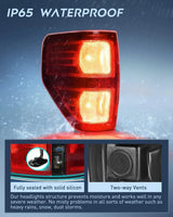 Nilight 2009 2010 2011 2012 2013 2014 Ford F150 Tail light Assembly Rear Lamp Replacement OE Style Red Housing Driver Side, view 4