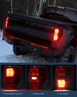 Nilight 2009 2010 2011 2012 2013 2014 Ford F150 Tail light Assembly Rear Lamp Replacement OE Style Red Housing Passenger Side, view 3