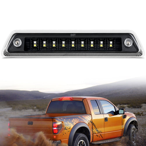 Nilight 2009 2010 2011 2012 2013 2014 Ford F150 Third Brake Light Clear Lens