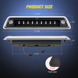 Nilight 2009 2010 2011 2012 2013 2014 Ford F150 Third Brake Light Clear Lens, view 2