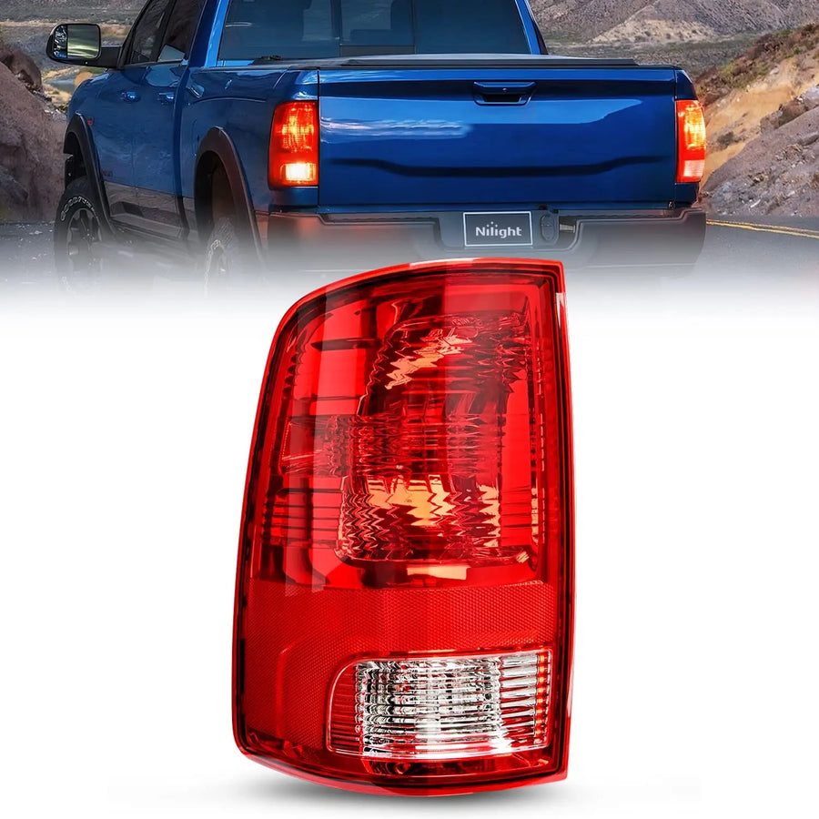 Nilight 2009 2010 2011 2012 2013 2014 2015 2016 2017 2018 Dodge Ram 1500 2500 3500 Tail light Assembly Rear Lamp Replacement OE Style Driver Side