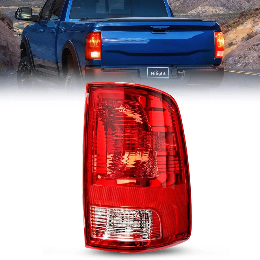 Nilight 2009 2010 2011 2012 2013 2014 2015 2016 2017 2018 Dodge Ram 1500 2500 3500 Tail light Assembly Rear Lamp Replacement OE Style Passenger Side