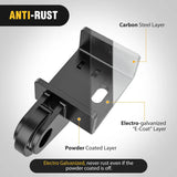 Nilight 2009 2010 2011 2012 2013 2014 2015 2016 2017 2018 2019 2020 2021 2022 2023 Toyota Tacoma Demon Front Tow Hook, view 3