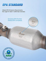 Nilight 2010 2011 2012 2013 2014 2015 Toyota Prius 1.8L Catalytic Converter, view 2