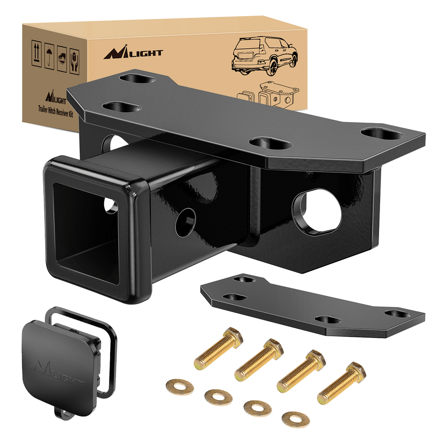 Nilight 2010 2011 2012 2013 2014 2015 2016 2017 2018 2019 2020 2021 2022 2023 2024 Lexus GX460 2Inch Rear Bumper Tow Trailer Hitch Receiver Kit