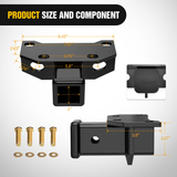 Nilight 2010 2011 2012 2013 2014 2015 2016 2017 2018 2019 2020 2021 2022 2023 2024 Lexus GX460 2Inch Rear Bumper Tow Trailer Hitch Receiver Kit, view 2