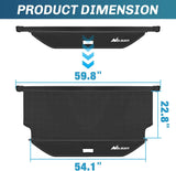 Nilight 2010 2011 2012 2013 2014 2015 2016 2017 2018 2019 2020 2021 2022 2023 2024 Toyota 4Runner Retractable Trunk Cargo Cover, view 4